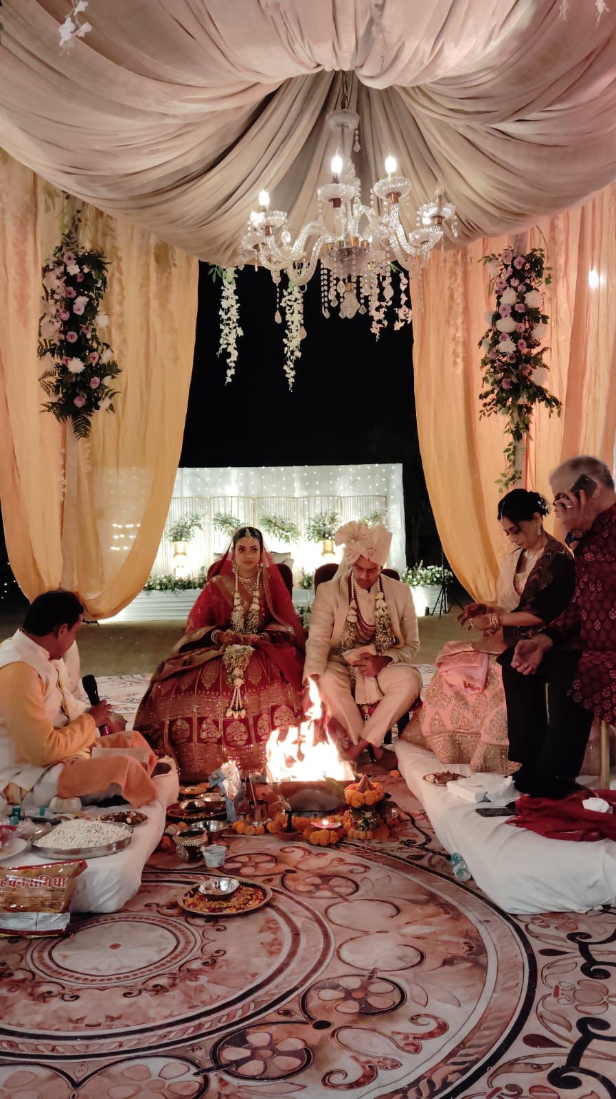 A detailed view of a branding project