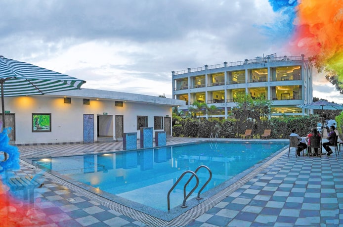 Swimming Pool Party in Jim Corbett