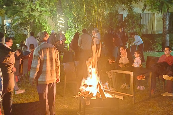 Bonfire in Jim Corbett