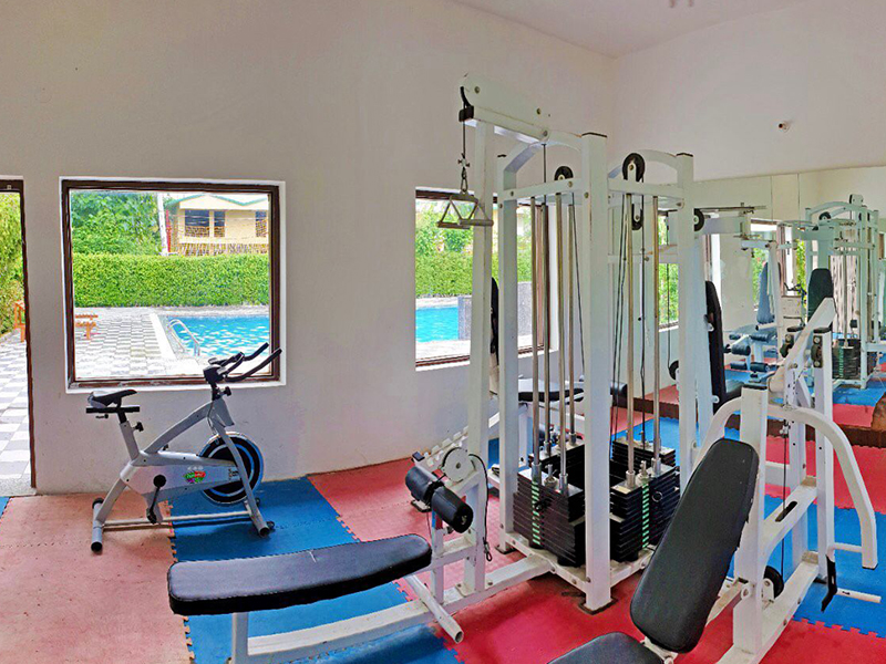 resort with gym facility in jim corbett