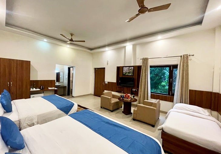 Family Room, jim corbett hotels and resorts
